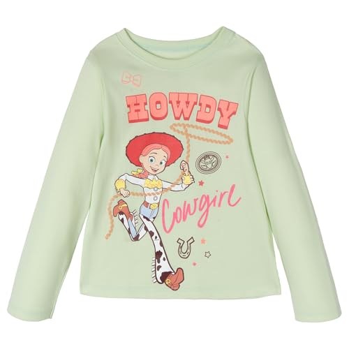 Image of Disney Girls 2 Pack Long Sleeve T-Shirts Infant to Big Kid Sizes (18 Months - 14-16)