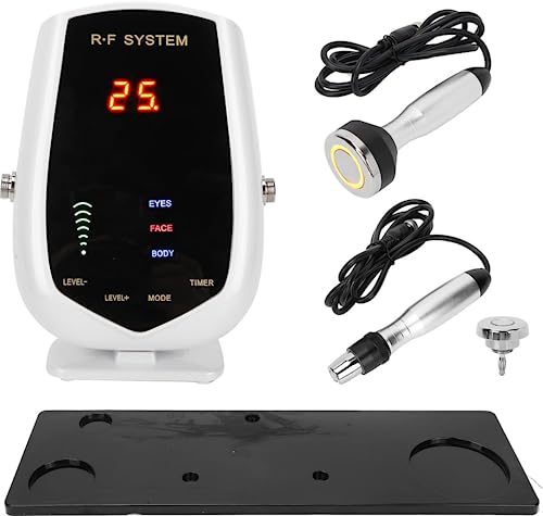 Salón de Belleza, Instrumento de Belleza RF 3 en 1, masajeador Facial doméstico, Instrumento de Lifting Facial multifunción, máquina reafirmante para Rostro, Ojos y Cuerpo.