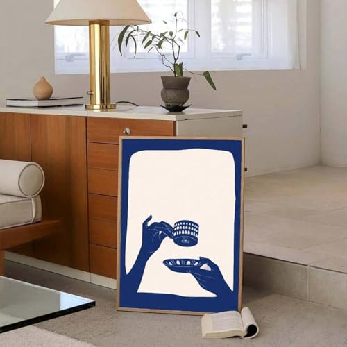 Toile abstraite café pour décoration murale de cuisine moderne - 4