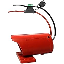 Cargador Bateria Power Wheels 12V Qoier Adaptador de batería DIY Power Wheels Adaptador de batería Convertidor de Cargador de batería de Iones de Litio para Milwaukee 10.8-12V M12 (B)