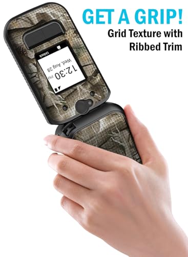 Holster Combo for Sonim XP3plus 5G Flip Phone Case with Belt Clip - Camo - image 5