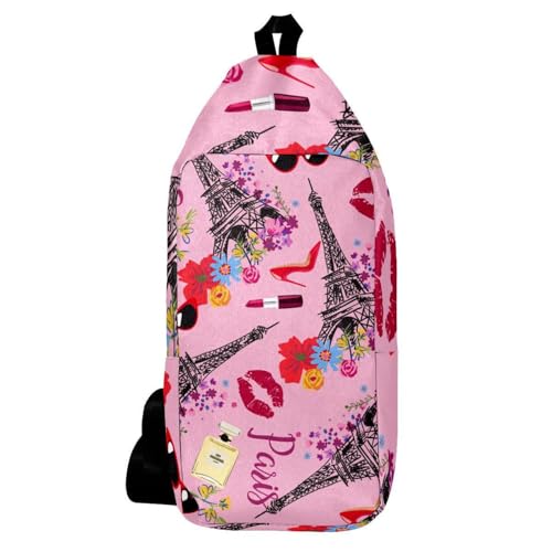 Sac à dos bandoulière Tour Eiffel compact contre le mal de dos