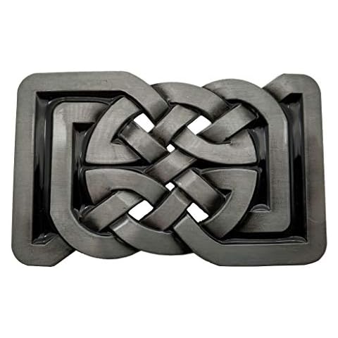 Xwest Rectange Celtic Knot Belt Buckle Cover