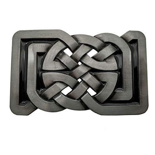 YONE Fibbia per Cinture Rectange Celtic Knot Belt Buckle