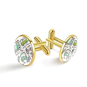 hallo voertuig Manchetknopen voor mannen set gepersonaliseerd