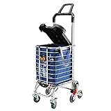 1200D Oxford wasserdichte Einkaufstasche, 35 l großes Fassungsvermögen, abnehmbar und waschbar; Rahmen Faltdesign, bequeme Aufbewahrung, nimmt keinen Platz ein