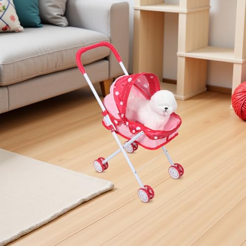 Cochecito de bebé para muñecas estable que evita caídas de niños pequeños 6