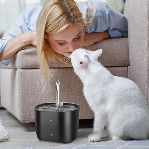 Fuente de agua para gatos de gran capacidad 2.2L miniatura 7