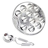 Assiette de fruits de mer - elle est en acier inoxydable et facile à utiliser, assiette d'escargots pour barbecue