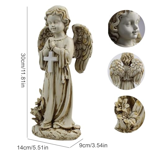 Statue d'ange pour balcon et terrasse une déco zen et solaire - 6