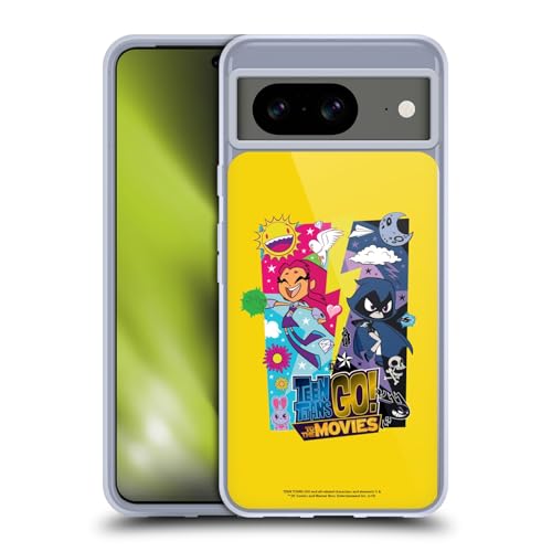 Funda Google Pixel 8 Anti Caídas Militar Carcasa de Gel Teen Titans Go Compatible con MagSafe