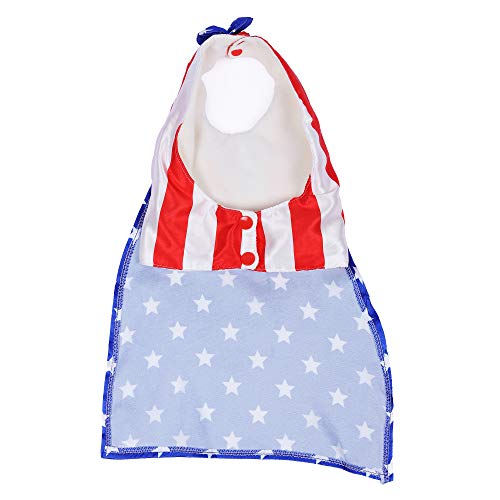 Yoption Dog Cat 4Th Of July Costumes, American Flag Patriotic Independence Day Pet Clothes Apparel With Hat (M) #TOP5