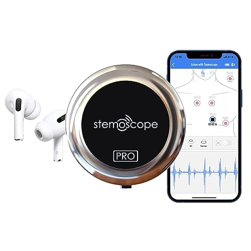 Stemoscope® PRO Digital Stethoscope – Directly Stream to Bluetooth 