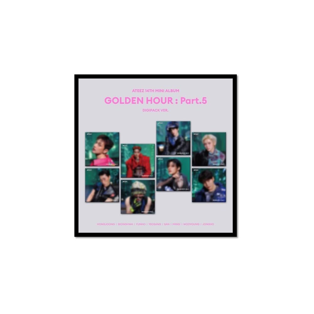 A.TEEZ GOLDEN HOUR : Part.5 [Digipack Ver.] 14th Mini Album (SAN Ver.)