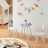 Polyvalence : Ce mobilier s’adapte à diverses activités telles que la peinture, la lecture ou les jeux. Il trouve facilement sa place dans une chambre d’enfant, une salle de jeux ou un coin dédié au travail créatif.