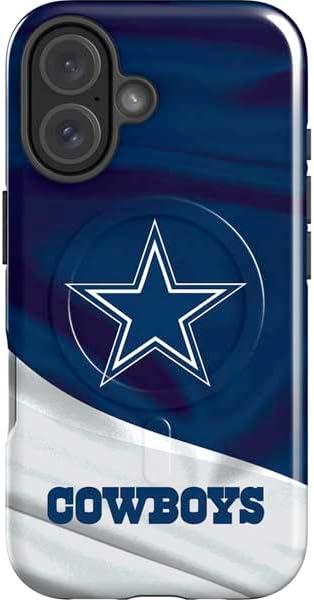 Skinit Impact Phone Case Compatible with iPhone 17 Magsafe - Officially Licensed NFL Dallas Cowboys Distressed Design