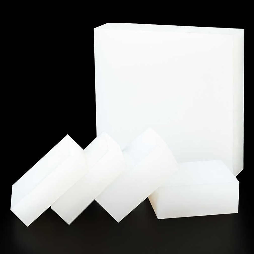 Silikon Gummiblöcke Quadratblöcke - Stoßdämpfer, Hitzebeständig, Schalldämmend für DIY-Dichtungen, Maschinen, Industrie,50x100x30mm/2 Pcs