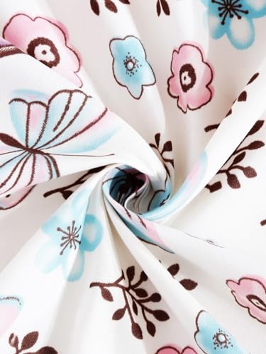Image of Home Sizzler 144TC Butterfly Whispers Single Bedsheet with 1 Pillow Cover