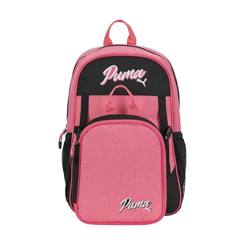 Image of PUMA Unisex Kid's Colony Lunch Kit & Backpack Combo, Magic Rose Heather, Medium