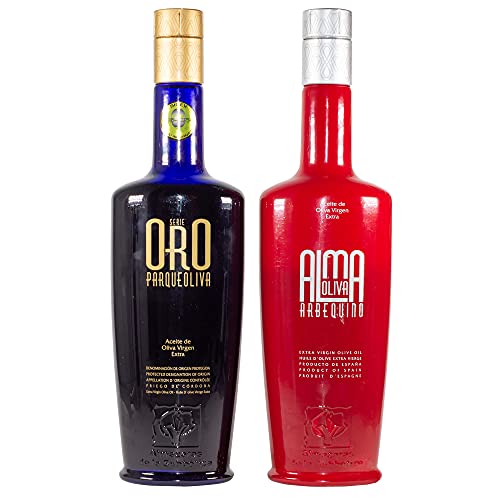 Extra Virgin Olive Oil Alma Oliva Arbequina and Parque Oliva Oro. By Almazaras de la Subbetica. Extra Virgin Olive Oil Alma Oliva Arbequina and Parque Oliva Oro. By Almazaras de la Subbetica.