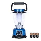 Mordoum Camping Lantern Battery Powered LED Camping Light Dimmable Water-Resistant Lantern, COB High