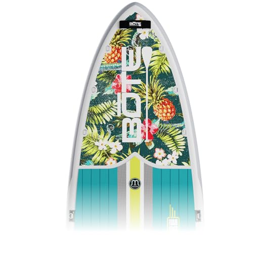 BOTE 11\' FT 6\" Breeze Aero Inflatable Stand Up Paddle Board, MAGNEPod Compatible Blow Up iSUP Great for Adults Kids Family Travel Friendly Multiple Sizes Color Options - Thumbnail 2