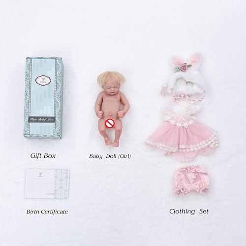 Muñeca Reborn 12 Pulgadas Realista Cuerpo Completo Vinilo miniatura 6