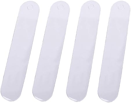 50 Pcs Clear PVC Single Pen Pouch Sleeve Holder Plastic Pencil Case Pen Bag