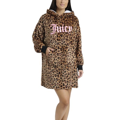Juicy Couture Women's Wearable Blanket Lounger, Luxe Plush Oversized Cozy