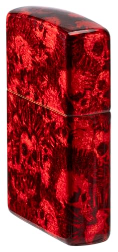 Encendedor Zippo Red Punk Skulls 46094 miniatura 3