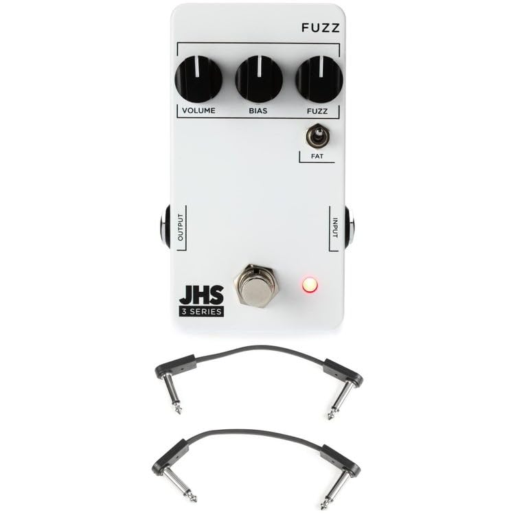 JHS 3 Series Fuzz Pedal with Patch Cables