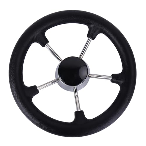 Volant de rechange inox 28 cm pour remplacer la barre de votre bateau