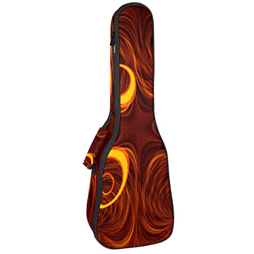 Sac ukelele tenor marron housse etanche rembourree pour concert soprano 53 61 cm