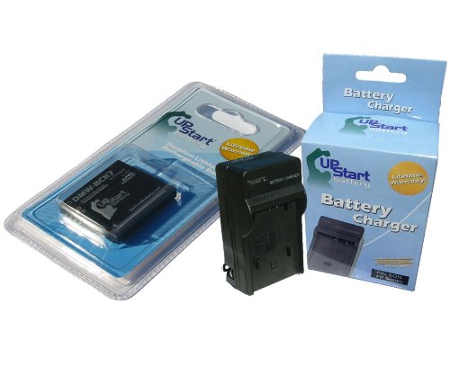 Replacement for Panasonic NCA-YN101H Battery and Charger - Compatible with Panasonic DMW-BCK7 Digital Camera Batteries and Chargers (680mAh 3.7V