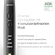 Aquasonic Black Series Ultra Aufheller Elektrische Zahnbürste - ADA Akzeptiert - 8 Bürstenköpfe & Reiseetui - Kabelloses Laden - 4 Modi mit Smart Timer