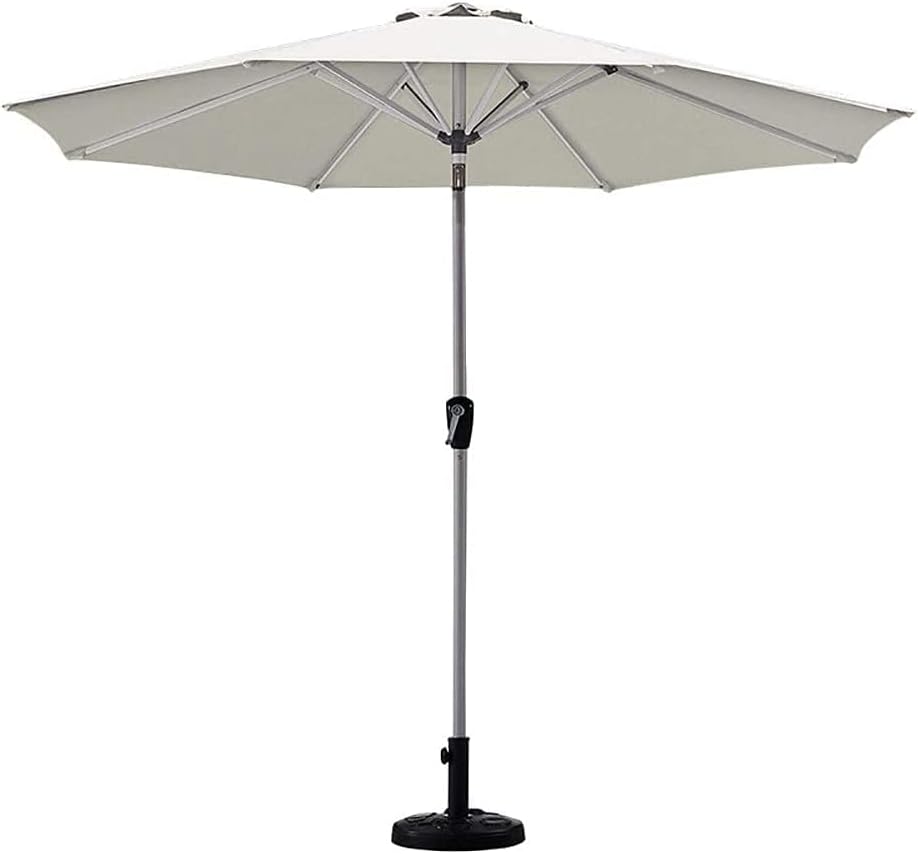 Parasol Umbrella Garden Patio Umbrella, Outdoor Table Umbrella with Crank Handle and Push Button Tilt, Waterproof UV Protection Umbrella (Color : Khaki)