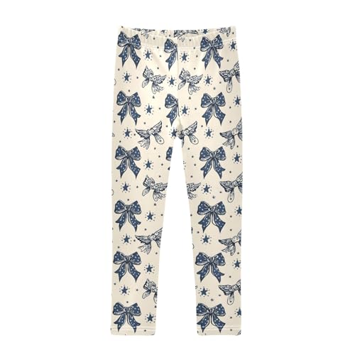 Girls Printed Leggings Yoga Pants Butterfly String Star for Kids in 4t to 10 Years, 4T