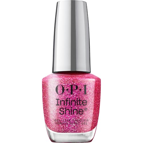 Opi Infinite Shine - Collezione Good Enough To Treat - Candy 4 My Sweet Tart - Smalto Per Unghie A Lunga Durata Fuchsia Shimmer - Pre-Cured Gel Technology - Durata Fino A 11 Giorni - 15 Ml