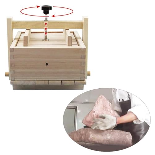 Caja para dar forma a embutidos en madera molde para 3 kilos individual 6