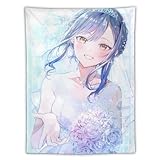 壁タペストリー おしゃれアニメ柄 VTuber 白石杏 布ポスター 壁掛け タペストリー 大判 【雰囲気転換 背景 多機能】 室内装飾 部屋飾り 模様替え モダン 装飾小物 部屋 ホームインテリア マンションの飾り小物 窓カーテン 使いやすい 60"x80"