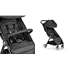 Baby Jogger City Tour 2 Belly bar, Black with Baby Jogger City Tour 2 Single Stroller, Jet