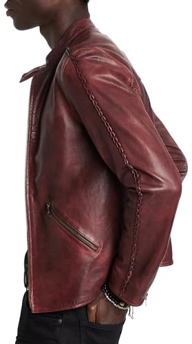 John Varvatos Men's Reynolds Racer Jacket4