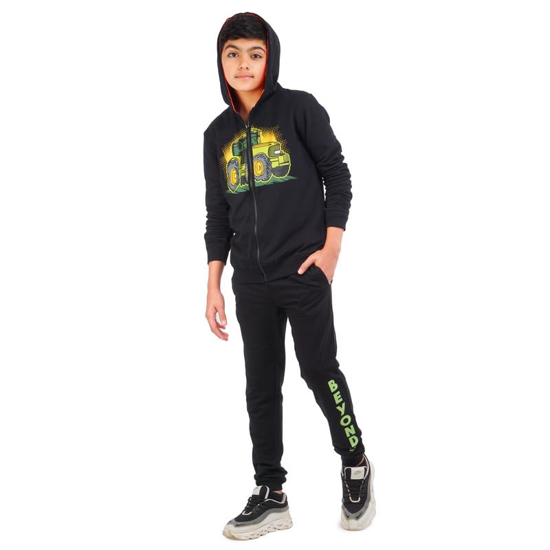 Image of Real Basics Boys Cotton Hooded Sweatshirt(Pack of 1)