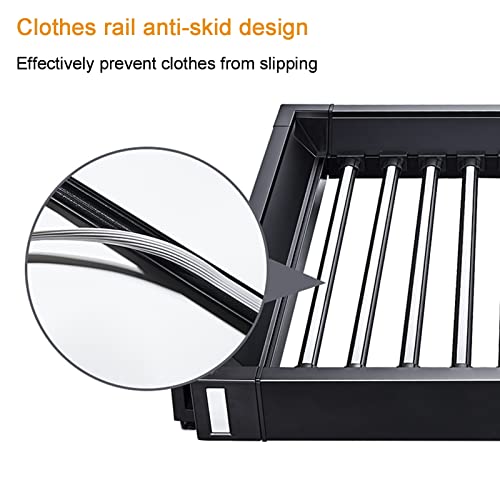 Porte-pantalons extensible à double rangée pour dressing