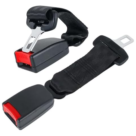 ZOEDUL 2PCS Belt Button.Thick Plush Car Shoulder Pad for a More Comfortable Driving, Helps Protect Your Shoulder - Straps 2 Packs (Black) Cover