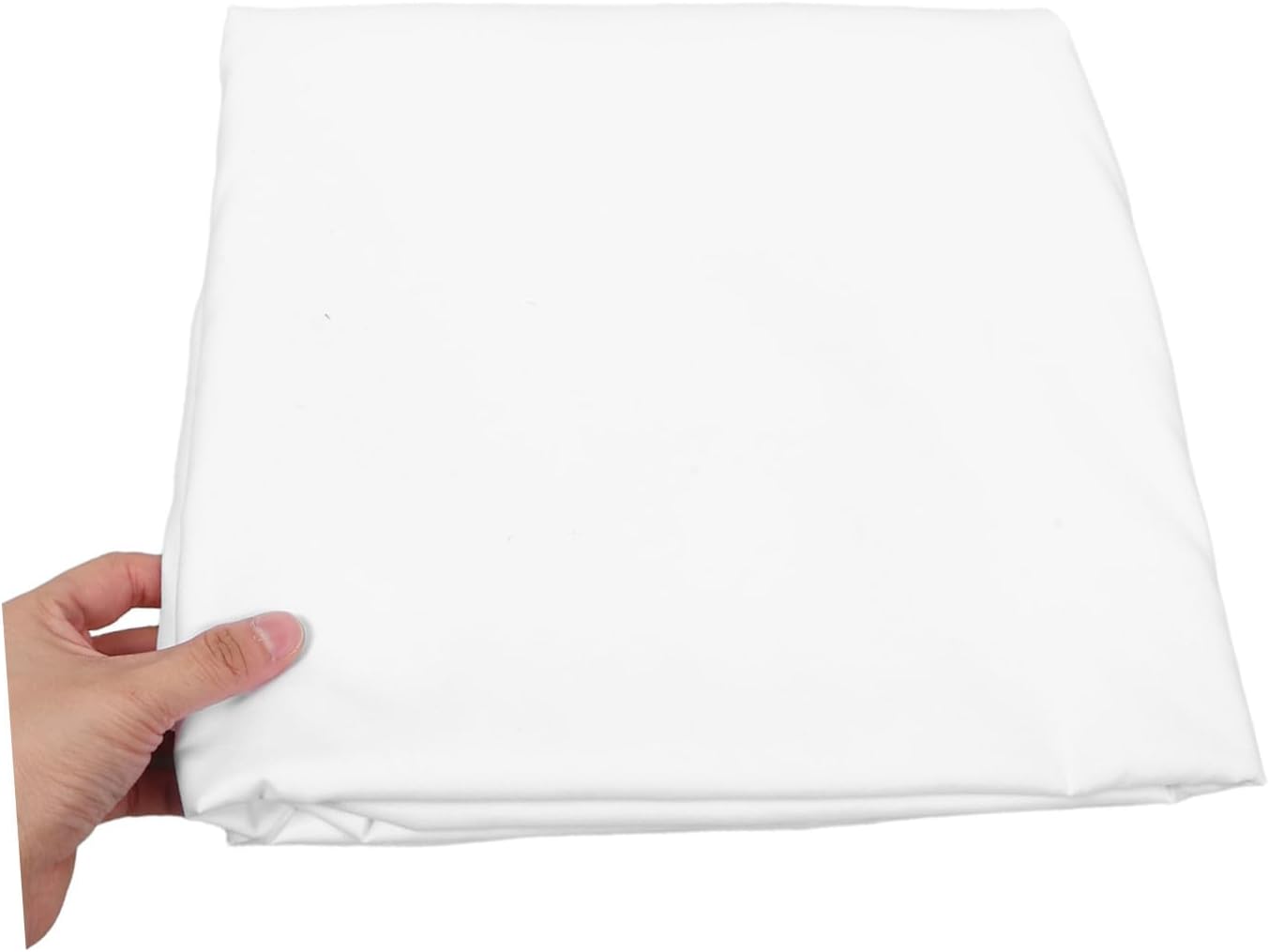 White Flat Sheet Twin Size Hotel Quality Breathable Soft Chemical Fiber Bed Sheet Wrinkle Resistant Easy Care for Hospital and Camp Use