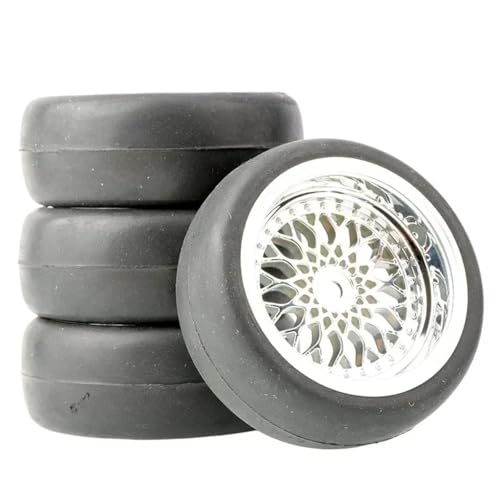 Pneus RC Drift Argent pour Session Dérapage WLtoys et MJX