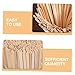 ULTECHNOVO 500Pcs Heat-resistant Wood Coffee Stirrers Mixing Sticks for Drinks Beverage Stirring Rods Bar Essentials for Hot Drinks and All Cup Types