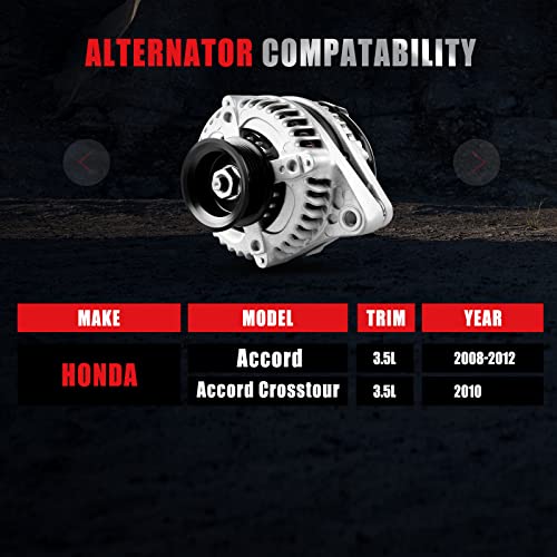 GDSMOTU 130A Alternator for 2008–2012 Honda Accord 3.5L V6: Fitment, Specifications & Replacement Guide - Image 3