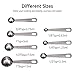 U-Taste 18/8 Stainless Steel Measuring Spoons Set: 7 Piece - 1/8, 1/4, 1/2, 3/4 tsp, 1 tsp, 1/2 & 1 tbsp for Dry & Liquid Ingredients